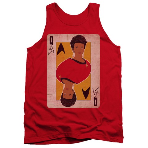 Star Trek-Tos Queen - Adult Tank Top - Red- Medium