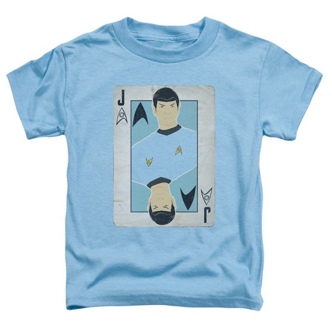Star Trek-Tos Jack - Short Sleeve Toddler Tee - Carolina Blue- Medium 3T