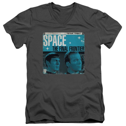 Star Trek-Final Frontier Cover - Charcoal- Large