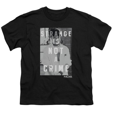 Ncis-Strange - Short Sleeve Youth 18-1 Tee - Black- Medium