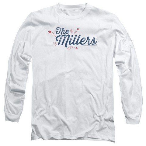Millers-Logo - Long Sleeve Adult 18-1 Tee - White- Extra Large