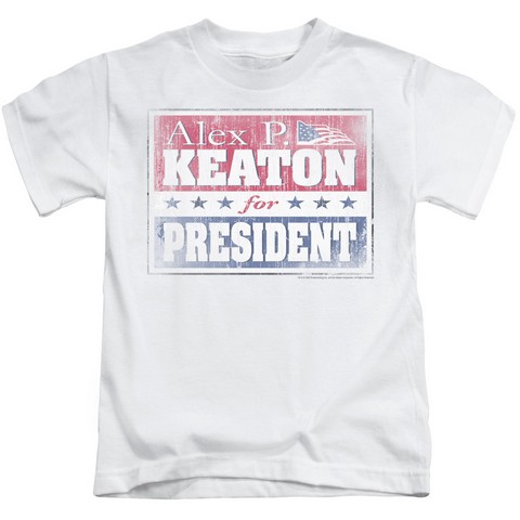 Family Ties-Alex For President - White- Small 4