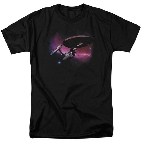 Star Trek-Prime Directive - Short Sleeve Adult 18-1 Tee - Black- Medium