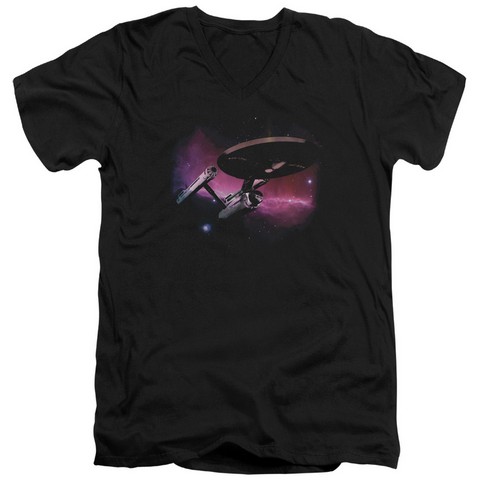 Star Trek-Prime Directive - Short Sleeve Adult 30-1 Tee - Black- Extra Large