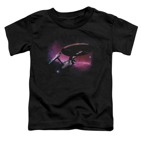 Star Trek-Prime Directive 4T Toddler Tee - Black- Large 4T