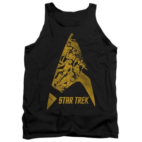 Star Trek-Delta Crew - Adult Tank Top - Black- Small