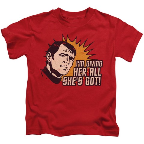 Star Trek-Everything - Short Sleeve Juvenile 18-1 Tee - Red- Small 4
