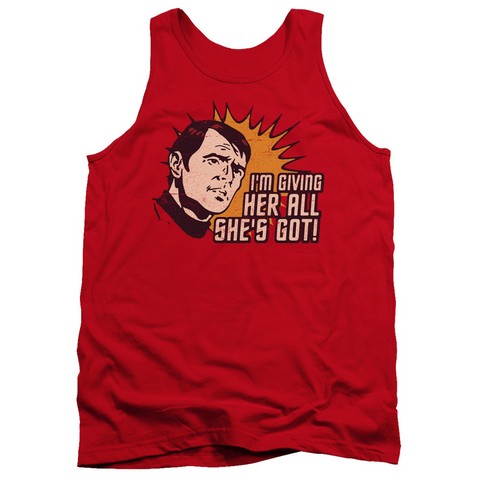 Star Trek-Everything - Adult Tank Top - Red- Medium