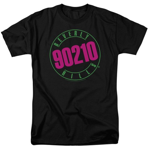 90210-Neon Short Sleeve Adult 18-1 Tee - Black - Extra Large