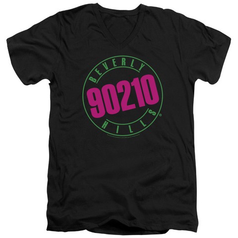 90210-Neon 30-1 Tee - Black - 2X