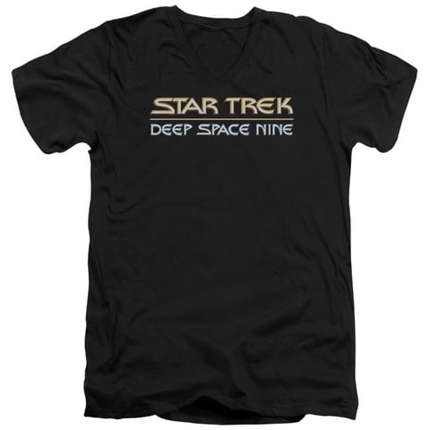 Star Trek-Deep Space Nine Logo - Black - Extra Large