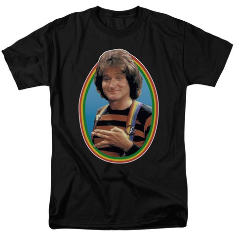Mork & Mindy-Mork - Short Sleeve Adult 18-1 Tee - Black- Small