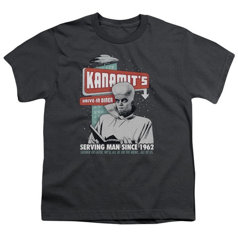 Twilight Zone-Kanamits Diner - Charcoal- Large