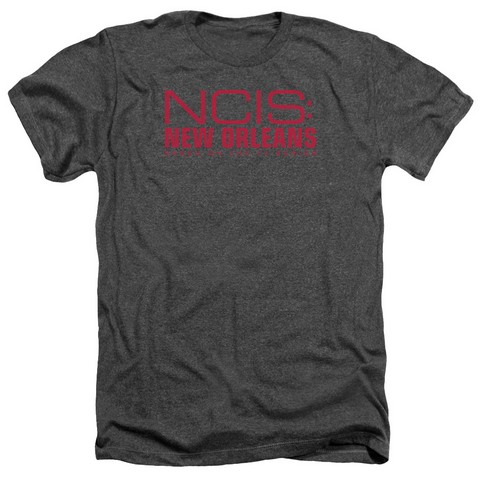 Ncis-New Orleans-Logo - Adult Heather Tee - Charcoal- Extra Large