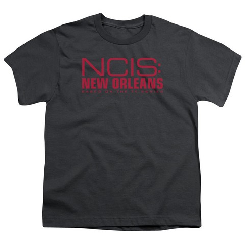 Ncis-New Orleans-Logo - Short Sleeve Youth 18-1 Tee - Charcoal- Medium
