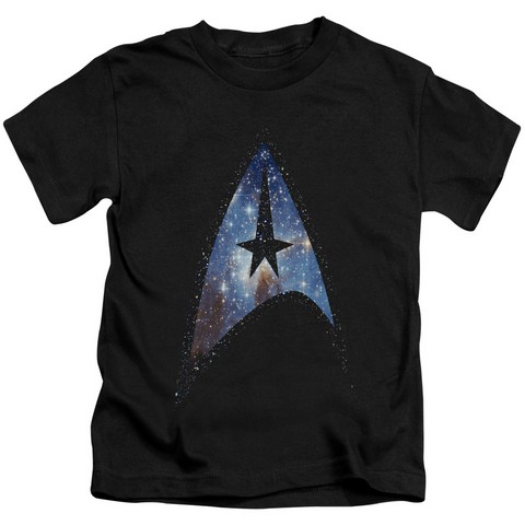 Star Trek-Galactic Shield 18-1 Tee - Black- Large 7