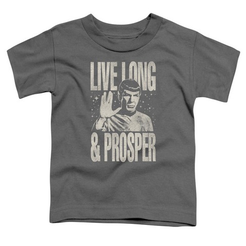 Star Trek-Prosper T-Shirt - Charcoal- Medium 3T