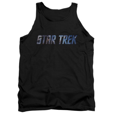 Star Trek-Space Logo - Adult Tank Top - Black- Medium