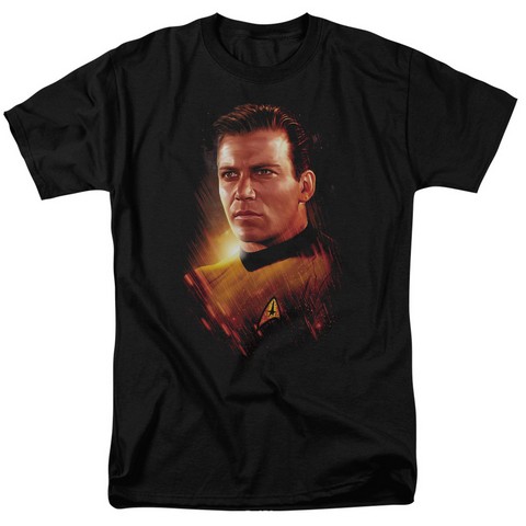 Star Trek-Epic Kirk 18-1 Tee - Black- Large