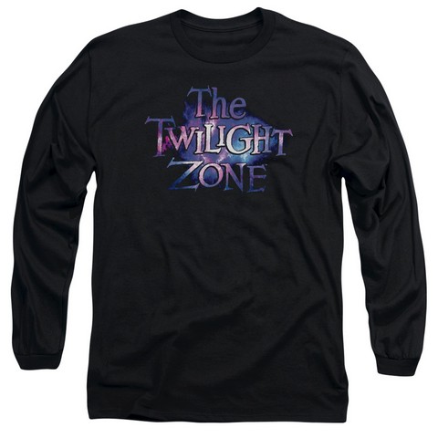 Twilight Zone-Twilight Galaxy - Long Sleeve Adult 18-1 Tee - Black- Extra Large