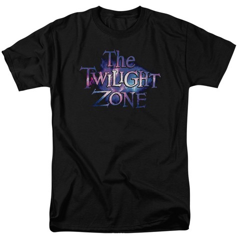 Twilight Zone-Twilight Galaxy - Short Sleeve Adult 18-1 Tee - Black- Small