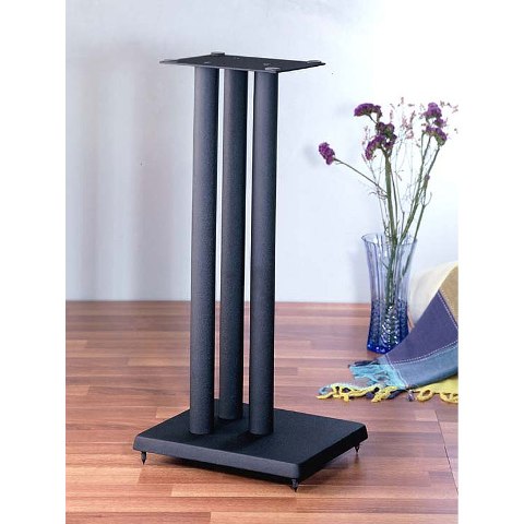 Picture of VTI Manufacturing RF19 19 in. H- Iron Center Channel Speaker Stand - Black