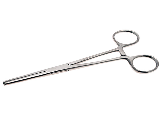 Picture of Aven 12017 Straight Serrated Jaws Hemostat - 6 Inch