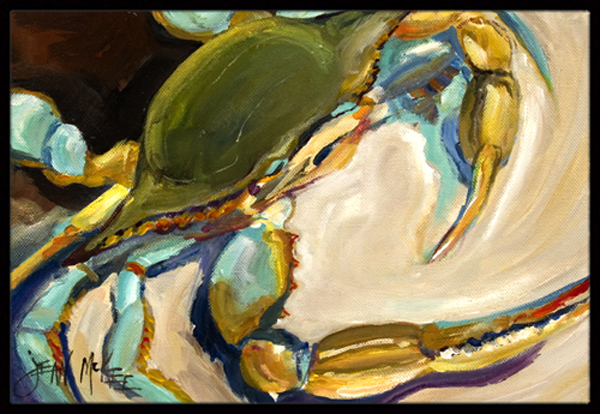 Blue Crab Indoor & Outdoor Mat- 18 x 27 in.