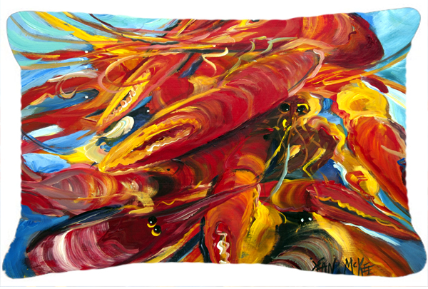 Crawfish Canvas Fabric Decorative Pillow
