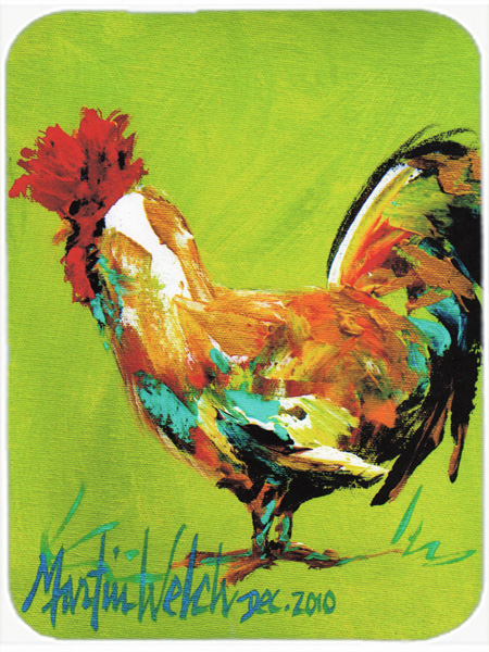 Cockadoo Rooster Glass Cutting Board- Large