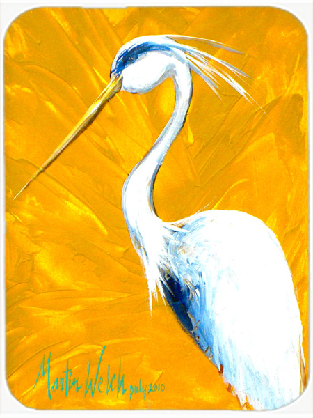 Col Mustard The Egret Glass Cutting Board- Large