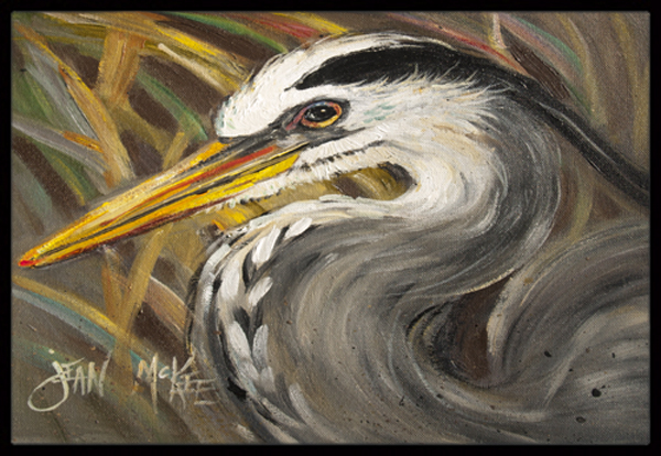 Blue Heron Indoor & Outdoor Mat, 18 x 27 in.