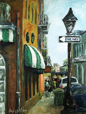 Street Scene Flag Garden Size