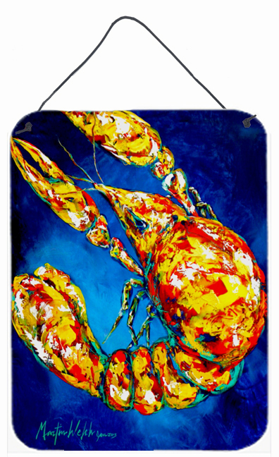 Big Boy On Blue Crawfish Wall and Door Hanging Prints