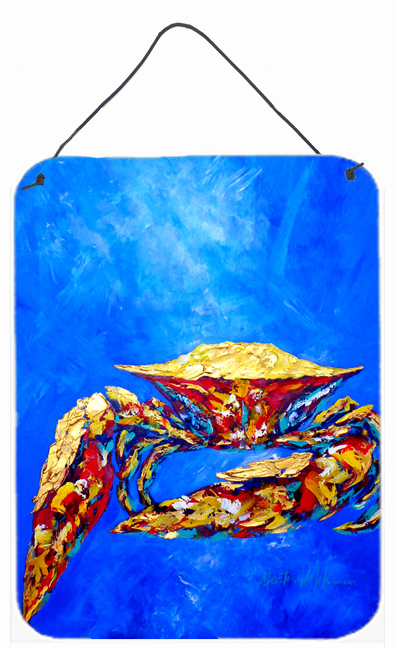 Blue Crab On Blue Sr. Wall and Door Hanging Prints