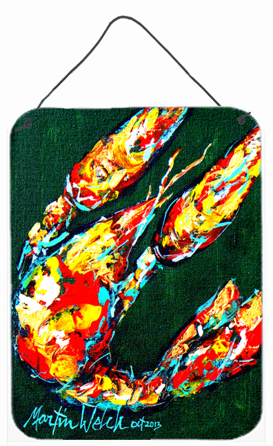 Craw Baby On Green Crawfish Wall and Door Hanging Prints