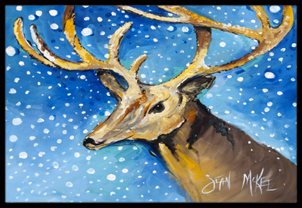 Reindeer Indoor & Outdoor Mat - 18 x 27 in.