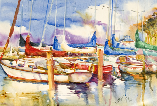 Picture of Carolines Treasures JMK1072PLMT Run Away Sailboats Fabric Placemat