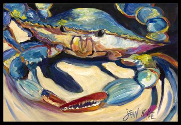Blue Crab Indoor & Outdoor Mat- 18 x 27 in.