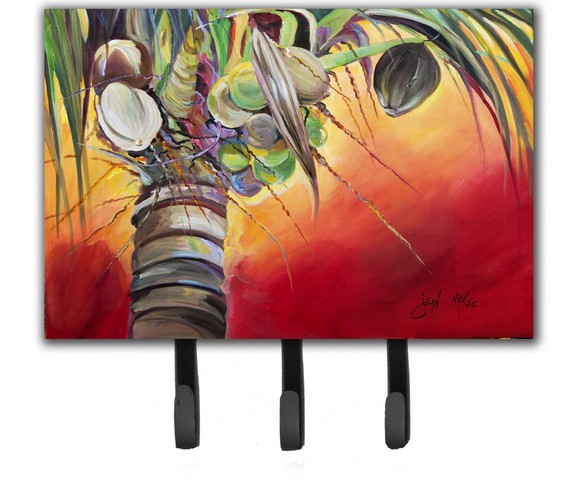 Sunset On The Coconut Tree Leash & Key Holder