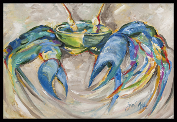 Blue Crab Indoor & Outdoor Mat- 18 x 27 in.