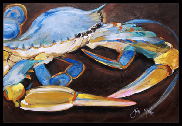 Blue Crab Indoor & Outdoor Mat- 18 x 27 in.