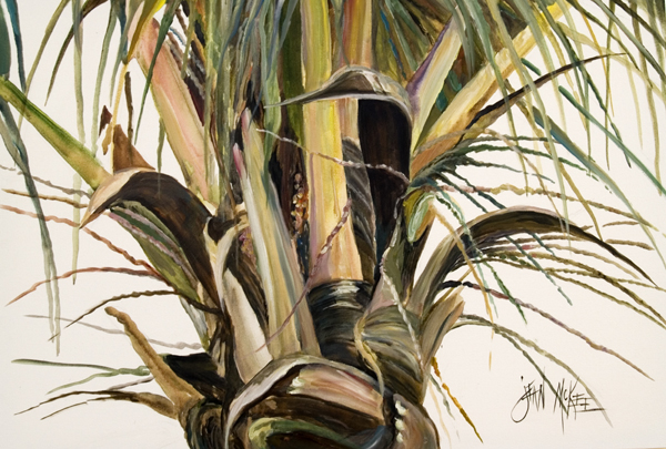 Picture of Carolines Treasures JMK1131PLMT Top Coconut Tree Fabric Placemat