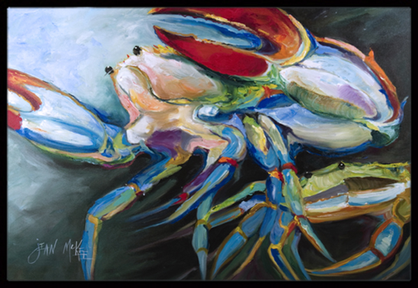 Blue Crab Indoor & Outdoor Mat- 18 x 27 in.