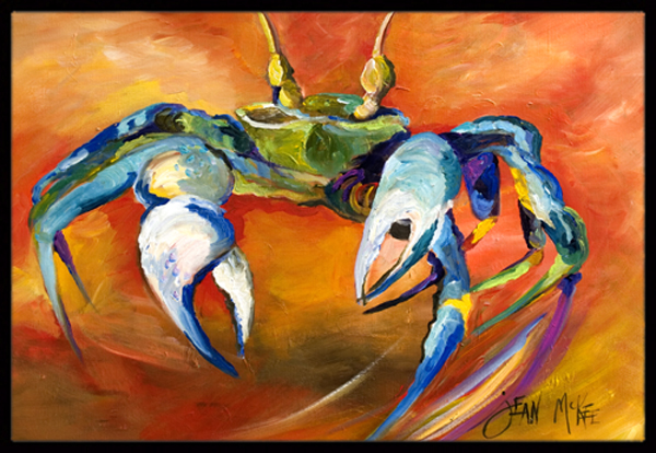 Blue Crab Indoor & Outdoor Mat- 18 x 27 in.