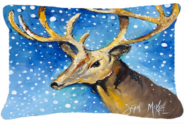 Reindeer Canvas Fabric Decorative Pillow