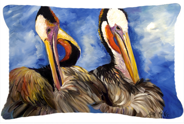 Pelican Brothers Canvas Fabric Decorative Pillow