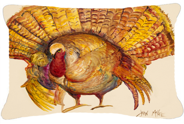 Turkey Canvas Fabric Decorative Pillow
