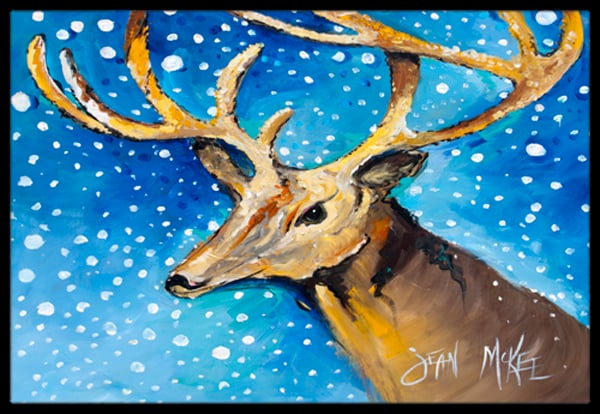 Reindeer Indoor & Outdoor Mat- 24 x 36 in.
