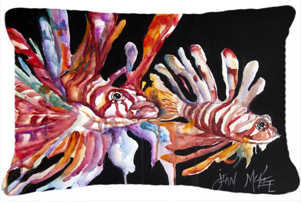 Lionfish Canvas Fabric Decorative Pillow